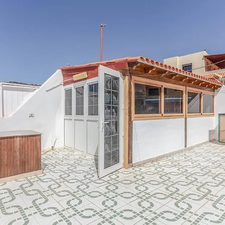 Casa Teresita En La Playa Con Vistas Al Mar, Terraza Y Wi-fi; Se Admiten Mascotas Vakantiehuis Ajuy